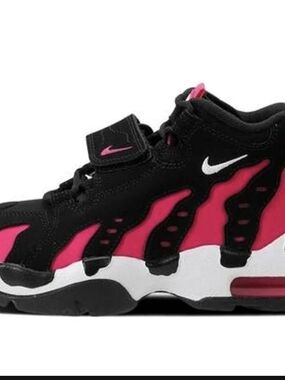 Nike Kids Black and Pink Athletic Sneakers